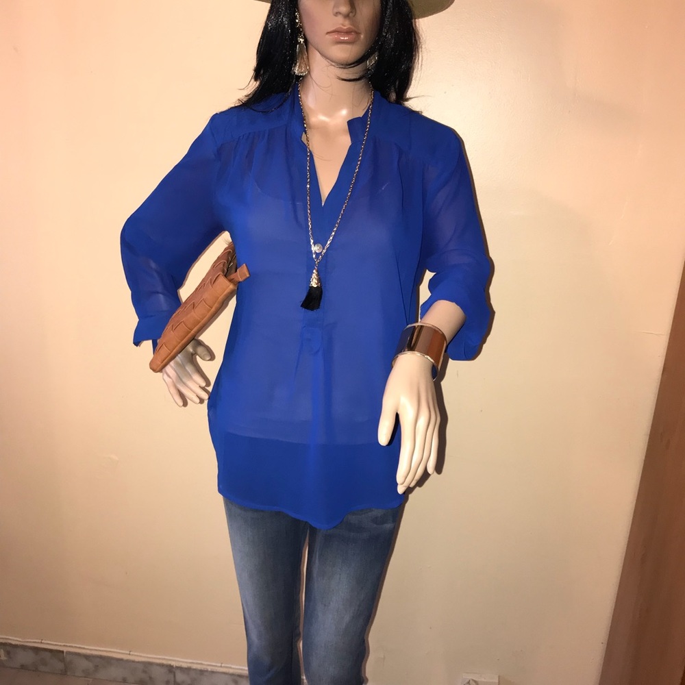 Sheer Long Sleeve Top